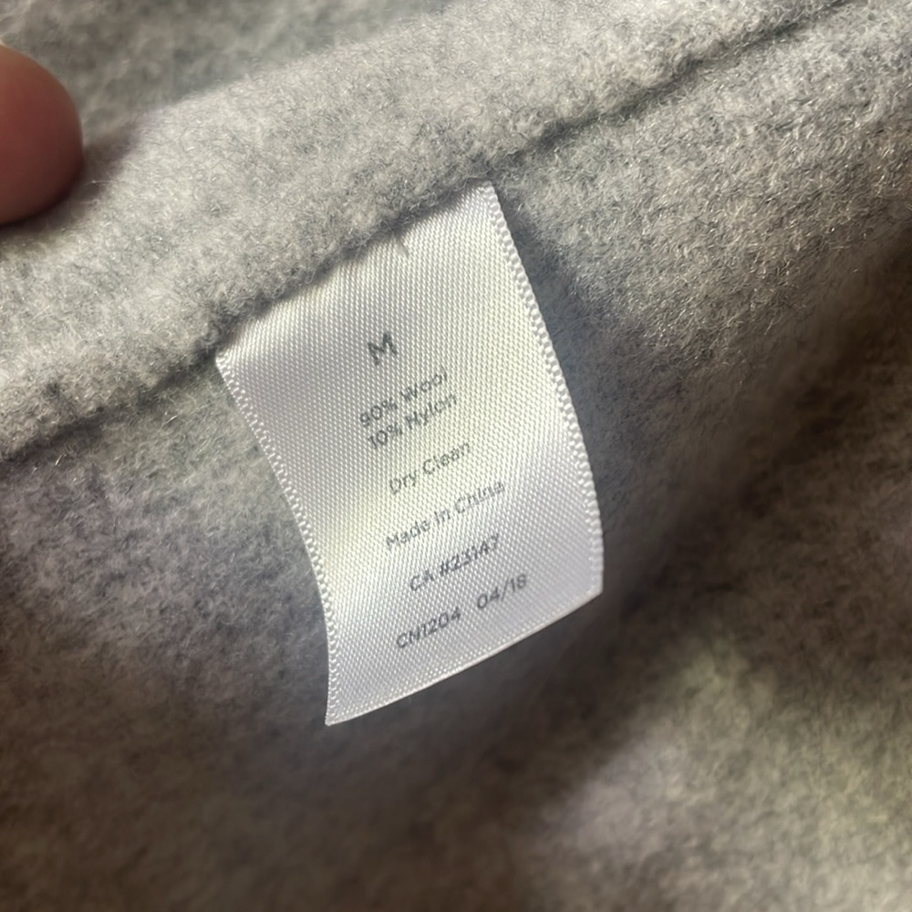 Talbots Open Front Wool Cardigan, Size M - image 5